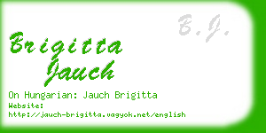 brigitta jauch business card